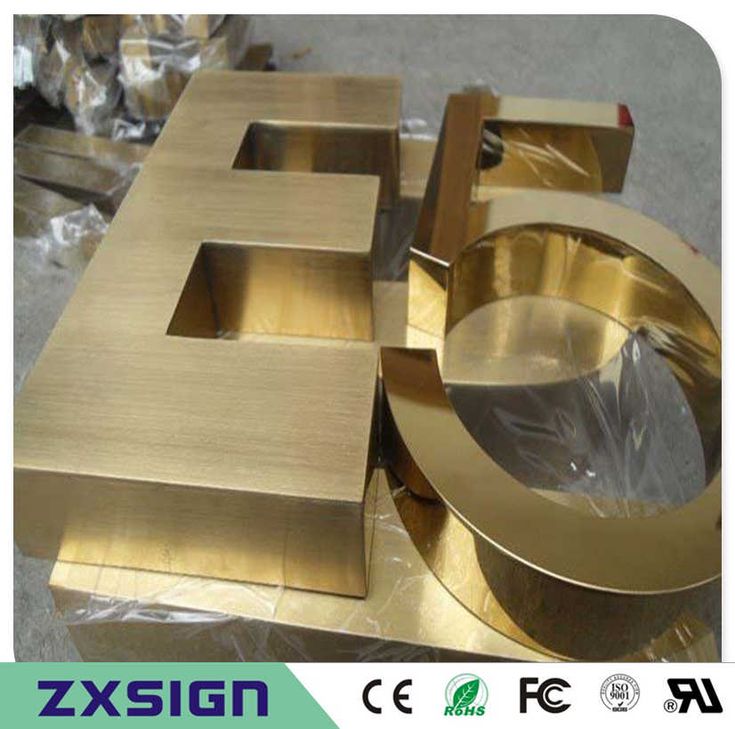 14 9us $ factory outlet outdoor golden stainless steel decorated letters, customized gold metal shop signs for company logo electronic signs aliexpress